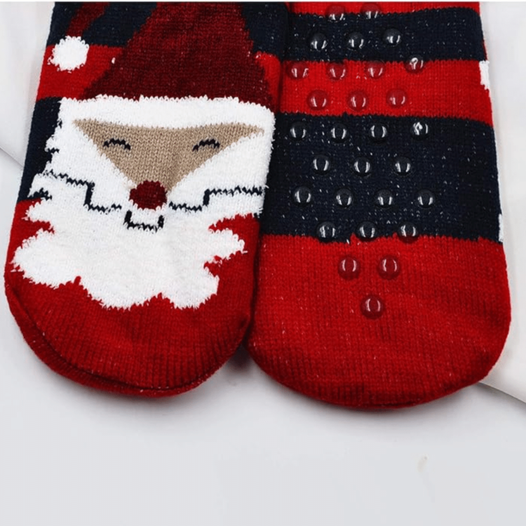 Chaussettes de Noël polaire Père Noël bonnet 4 Chaussettes de Noël polaire Père Noël bonnet 4