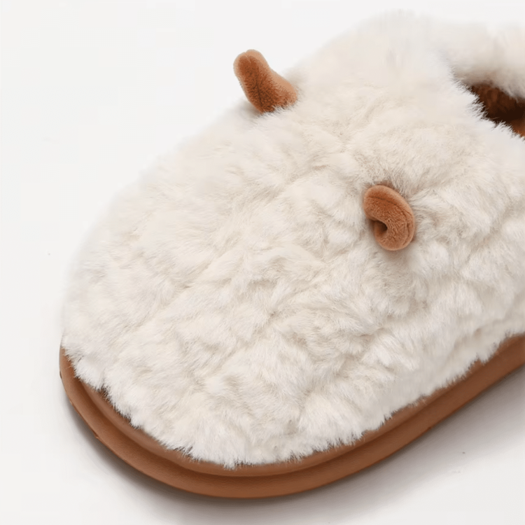 Chaussons femme confort plateforme mouton 4 Chaussons femme confort plateforme mouton 4