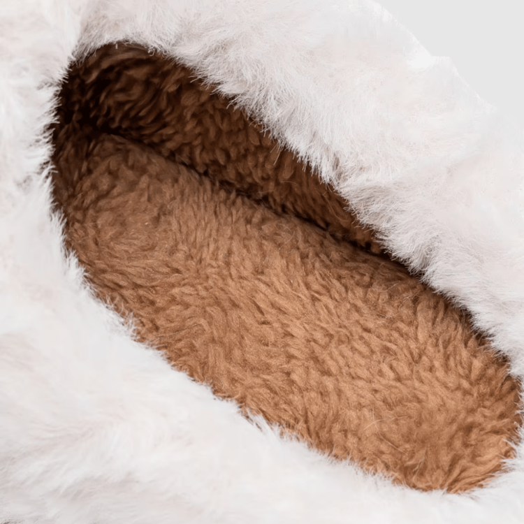 Chaussons femme confort plateforme mouton 6 Chaussons femme confort plateforme mouton 6