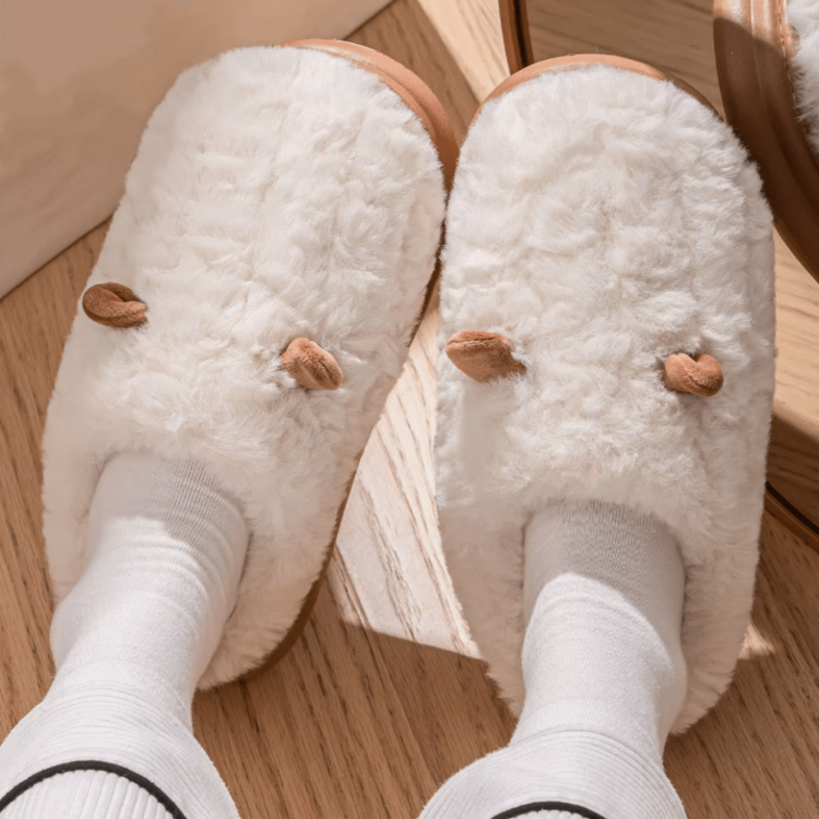 Chaussons femme confort plateforme mouton 7 Chaussons femme confort plateforme mouton 7