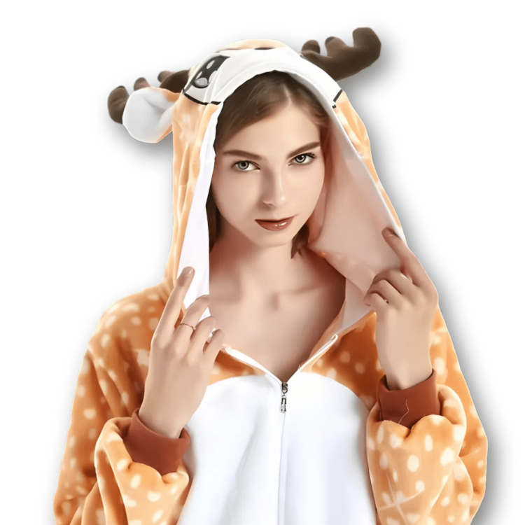 Combinaison pyjama femme renne 5 Combinaison pyjama femme renne 5