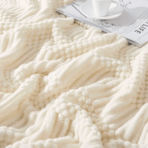 Plaid chaud et doux à franges 2