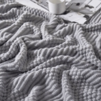 Plaid chaud et doux à franges 4