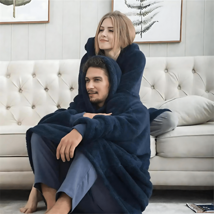 Sweat plaid capuche uni 1 Sweat plaid capuche uni 1