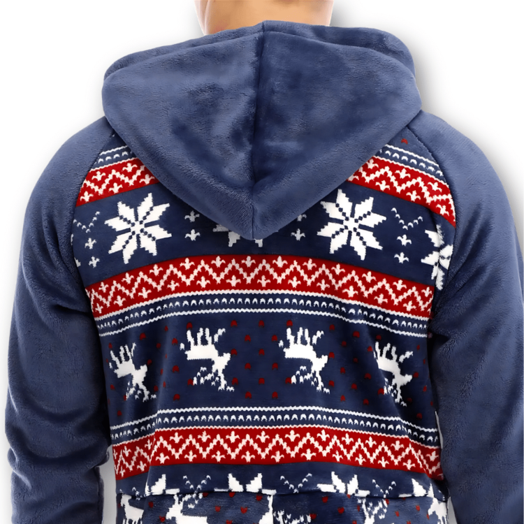 Combinaison pyjama homme tricolore Noël 7 Combinaison pyjama homme tricolore Noël 7