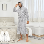 Peignoir homme à carreaux 1