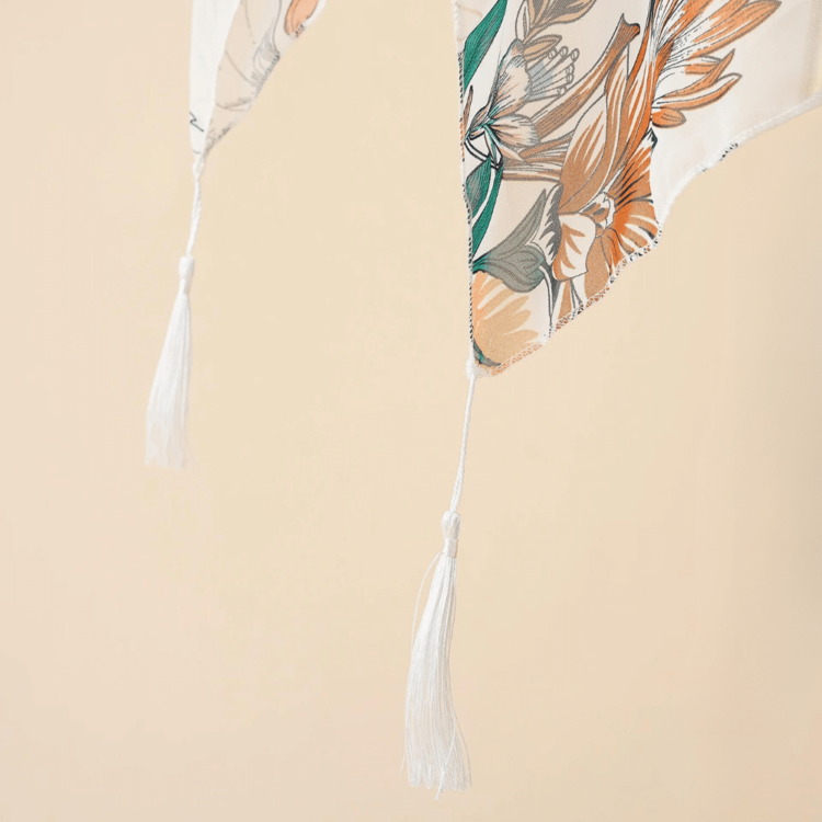 Kimono de plage court Fleurs des champs 4 Kimono de plage court Fleurs des champs 4