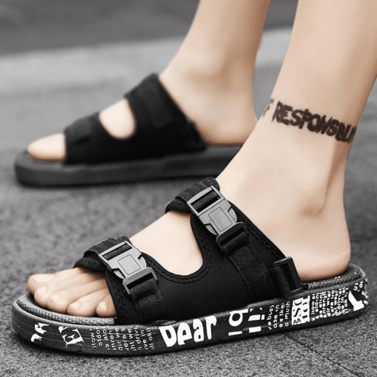 Sandales confort noires Clip & Go 2 Sandales confort noires Clip & Go 2