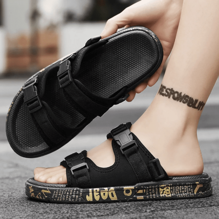 Sandales confort noires Clip & Go 3 Sandales confort noires Clip & Go 3