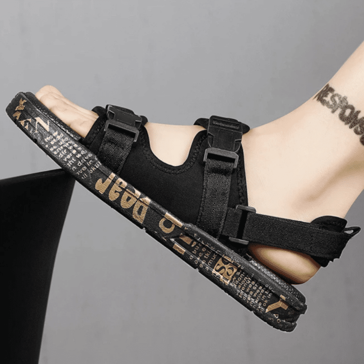 Sandales confort noires Clip & Go 5 Sandales confort noires Clip & Go 5