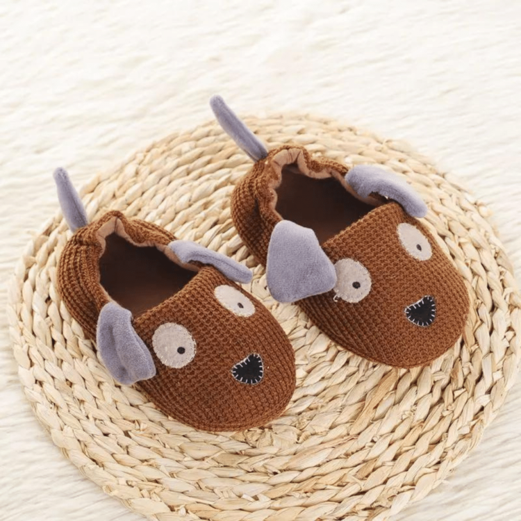 Petits chaussons anti-bruit Chiot Rigolo 2 Petits chaussons anti-bruit Chiot Rigolo 2