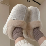 Chaussons sabots fourrés femme Furry Clogs 4