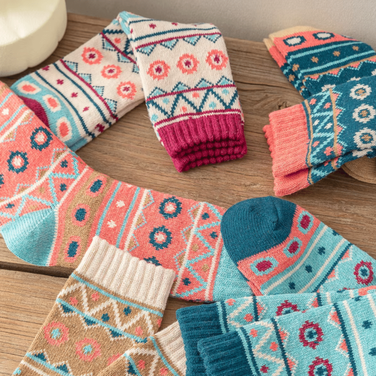 Chaussettes chaudes Northern Style lot 5 paires 3 Chaussettes chaudes Northern Style lot 5 paires 3