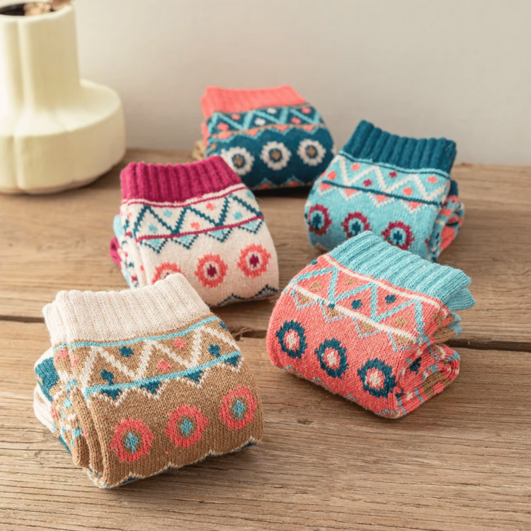 Chaussettes chaudes Northern Style lot 5 paires 4 Chaussettes chaudes Northern Style lot 5 paires 4