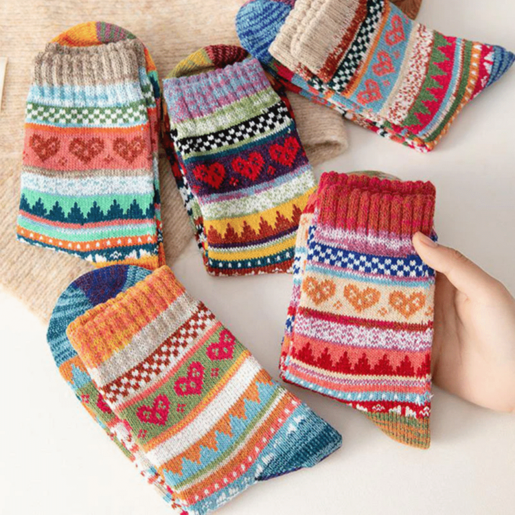 Chaussettes chaudes femme Lovely Feet 4 Chaussettes chaudes femme Lovely Feet 4