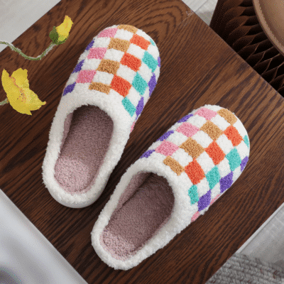 Chaussons pour femme Damier 1