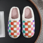 Chaussons pour femme Damier