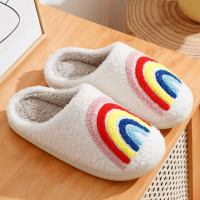 Pantoufles femme confort Rainbow